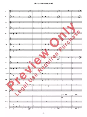 The Pirates Of Ocracoke - Rogers - Concert Band - Gr. 1.5