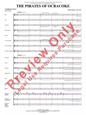 The Pirates Of Ocracoke - Rogers - Concert Band - Gr. 1.5