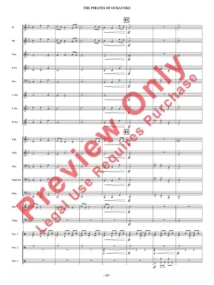 The Pirates Of Ocracoke - Rogers - Concert Band - Gr. 1.5