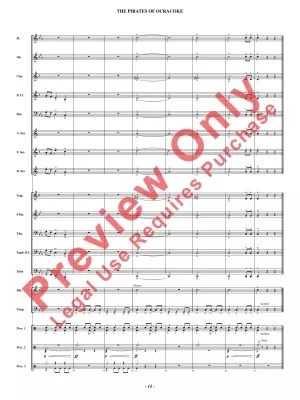 The Pirates Of Ocracoke - Rogers - Concert Band - Gr. 1.5