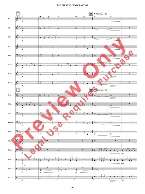 The Pirates Of Ocracoke - Rogers - Concert Band - Gr. 1.5