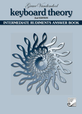Keyboard Theory Series, 2nd Edition Answer Book, Intermediate Rudiments - Vandendool - Book