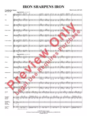 Iron Sharpens Iron - Lortz - Concert Band - Gr. 1