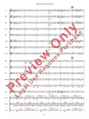 The Banana Boat Song (Jamaican Folk Song) - Bankston - Concert Band - Gr. 1