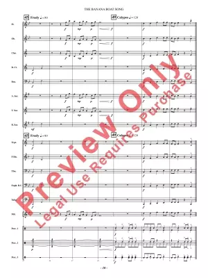 The Banana Boat Song (Jamaican Folk Song) - Bankston - Concert Band - Gr. 1