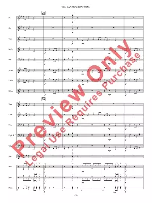 The Banana Boat Song (Jamaican Folk Song) - Bankston - Concert Band - Gr. 1
