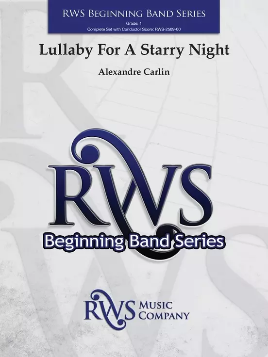 Lullaby For A Starry Night - Carlin - Concert Band - Gr. 1
