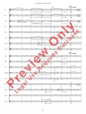Lullaby For A Starry Night - Carlin - Concert Band - Gr. 1