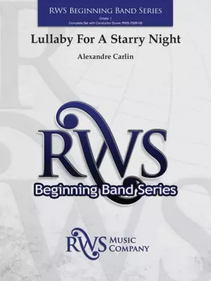 RWS Music Company - Lullaby For A Starry Night - Carlin - Concert Band  - Gr. 1