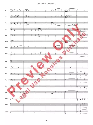 Lullaby For A Starry Night - Carlin - Concert Band - Gr. 1