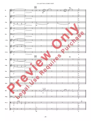 Lullaby For A Starry Night - Carlin - Concert Band - Gr. 1