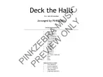 Deck the Halls - Pinkzebra - Jazz Ensemble - Gr. 3