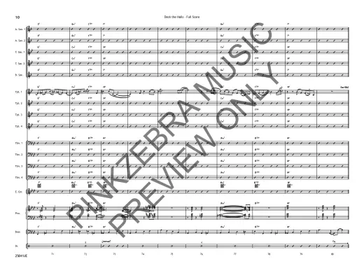 Deck the Halls - Pinkzebra - Jazz Ensemble - Gr. 3
