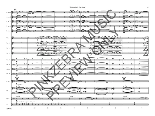 Deck the Halls - Pinkzebra - Jazz Ensemble - Gr. 3