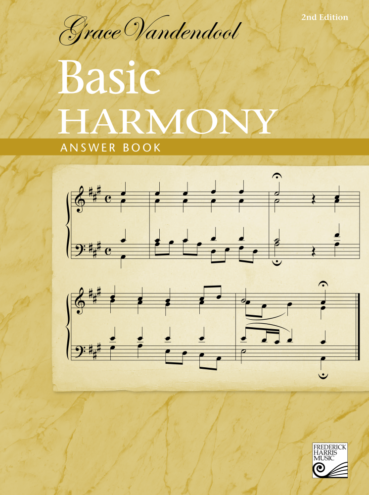 Basic Harmony Answer Book, 2nd Edition - Vandendool - Book