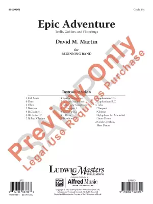 Epic Adventure - Martin - Concert Band - Gr. 1.5