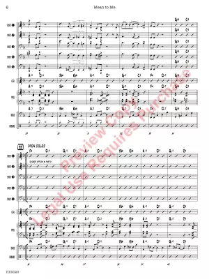 Mean to Me - Turk/Ahlert/Fraley - Jazz Ensemble - Gr. 1.5