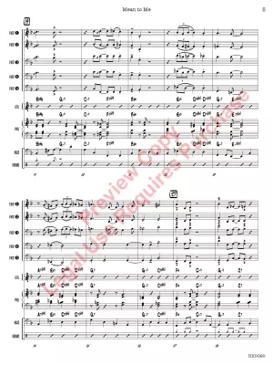 Mean to Me - Turk/Ahlert/Fraley - Jazz Ensemble - Gr. 1.5