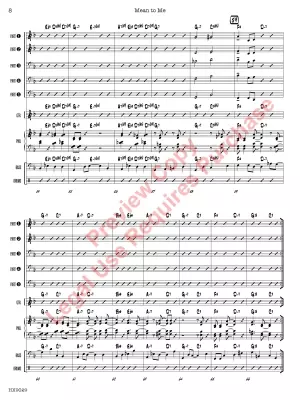 Mean to Me - Turk/Ahlert/Fraley - Jazz Ensemble - Gr. 1.5