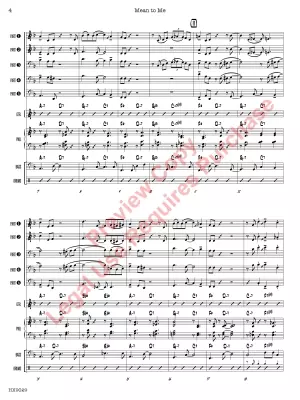 Mean to Me - Turk/Ahlert/Fraley - Jazz Ensemble - Gr. 1.5