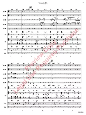 Mean to Me - Turk/Ahlert/Fraley - Jazz Ensemble - Gr. 1.5