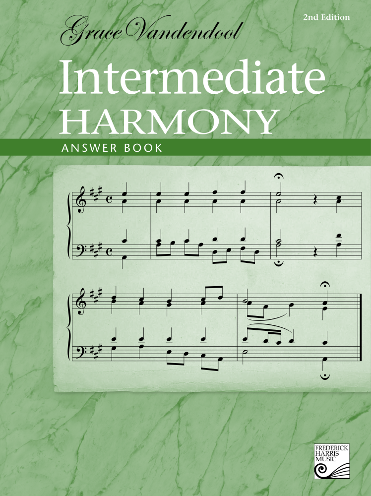 Intermediate Harmony Answer Book, 2nd Edition - Vandendool - Book