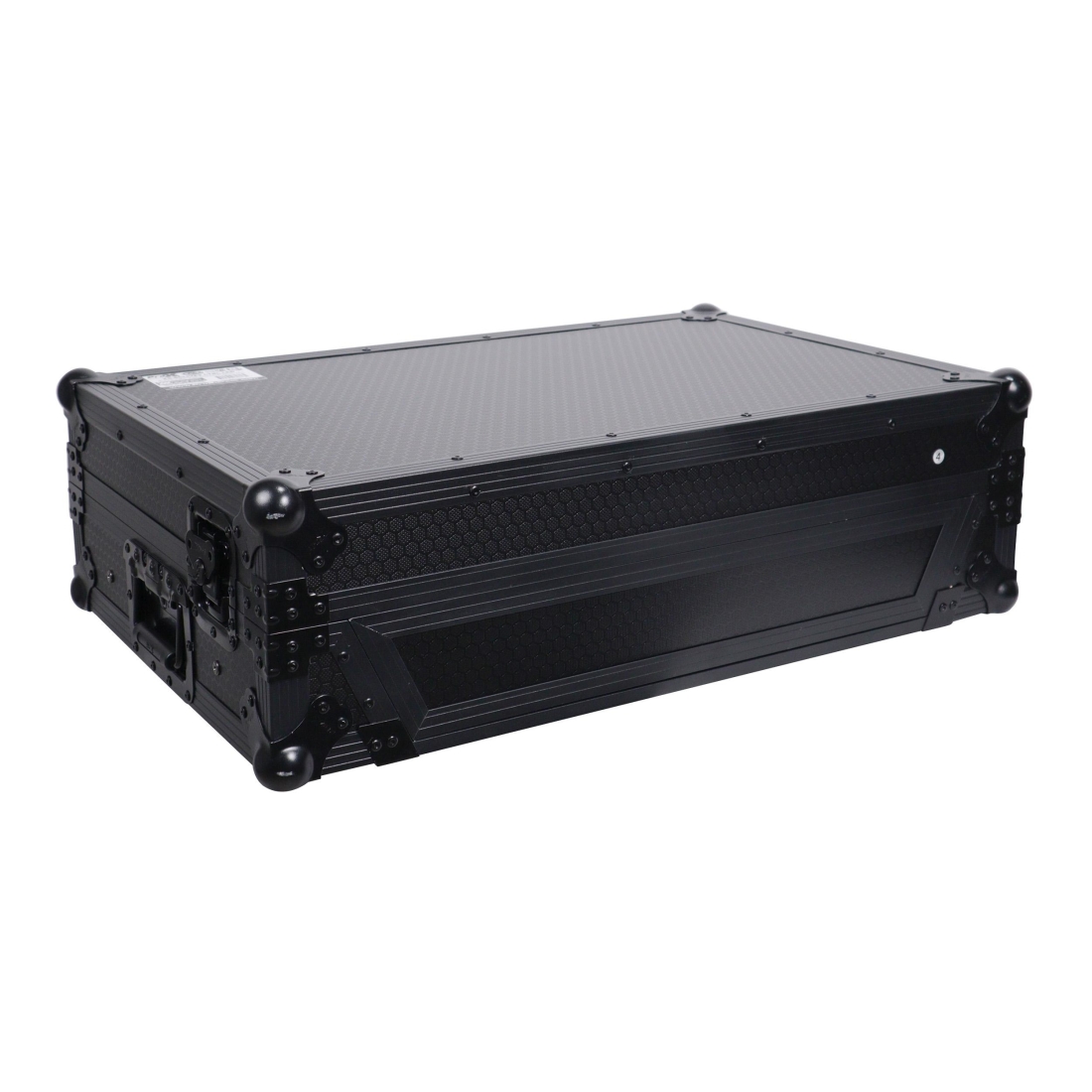 Flight Style Road Case For Denon SC Live 2 Controller with Laptop Shelf - Black on Black