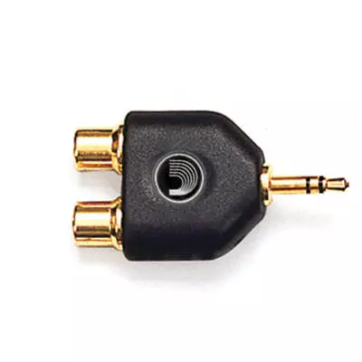 DAddario - Adapter - 1/8 Stereo Male to Dual RCA Female