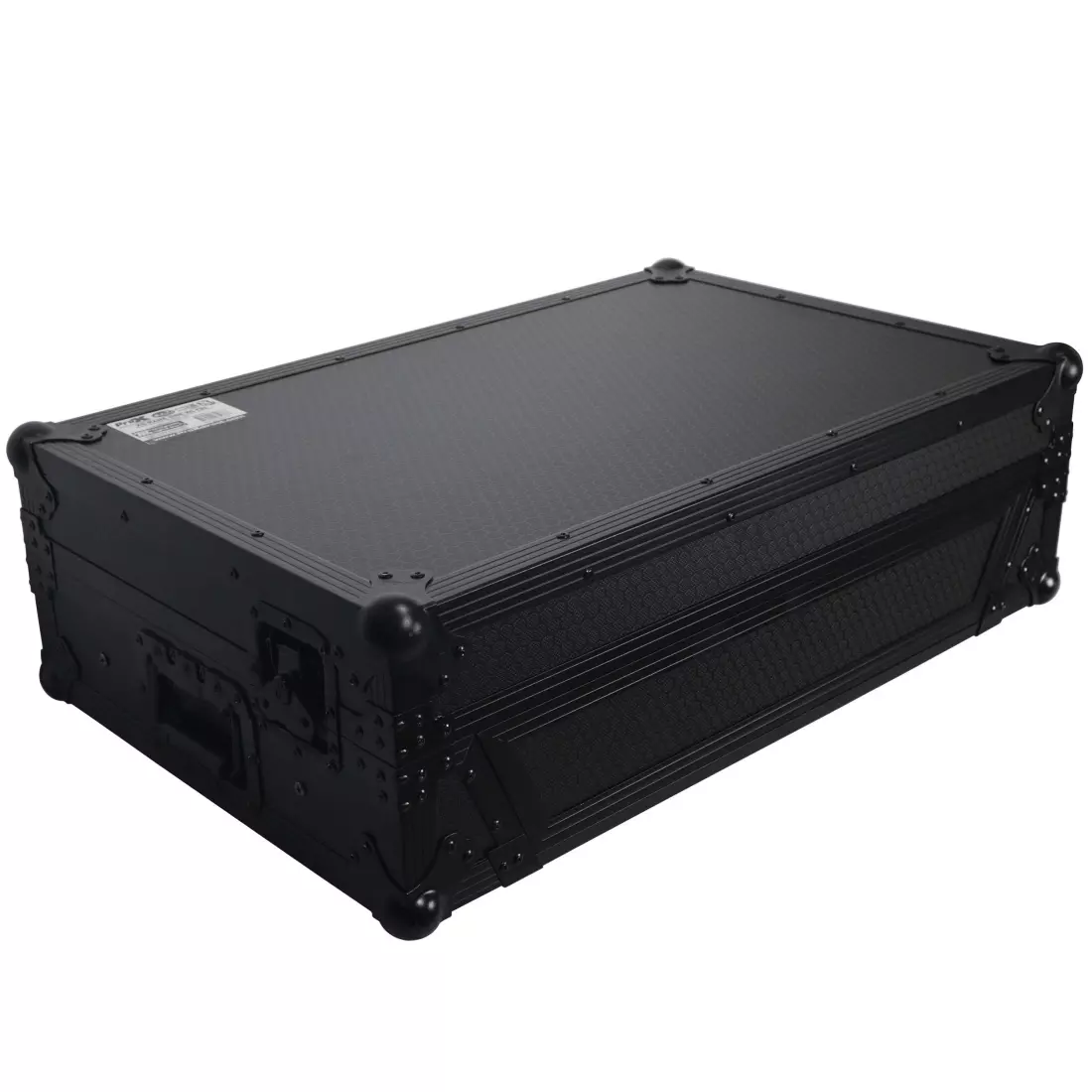 Flight Case For RANE ONE DJ Controller with Sliding Laptop Shelf, 1U Rack, and Wheels - Black on Black