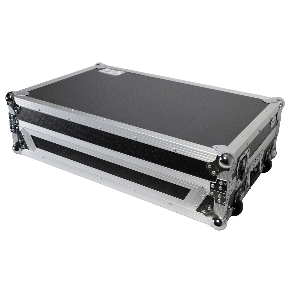 light Case For Pioneer DDJ-REV5 XDJ-RX3 DJ Controller with Laptop Shelf 1U Rack Space and Wheels