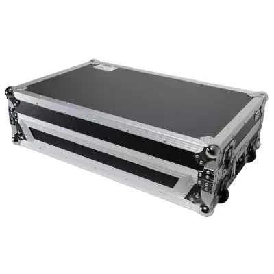 ProX - light Case For Pioneer DDJ-REV5 XDJ-RX3 DJ Controller with Laptop Shelf 1U Rack Space and Wheels