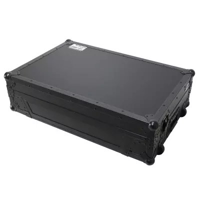 ProX - Flight Case For Pioneer DDJ-REV5 DDJ-REV5 XDJ-RX3 DJ Controller with Laptop Shelf 1U Rack Space and Wheels - Black