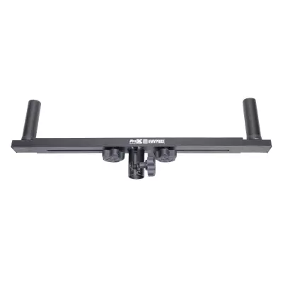 Double Adjustable Speaker Stand Bracket - Black