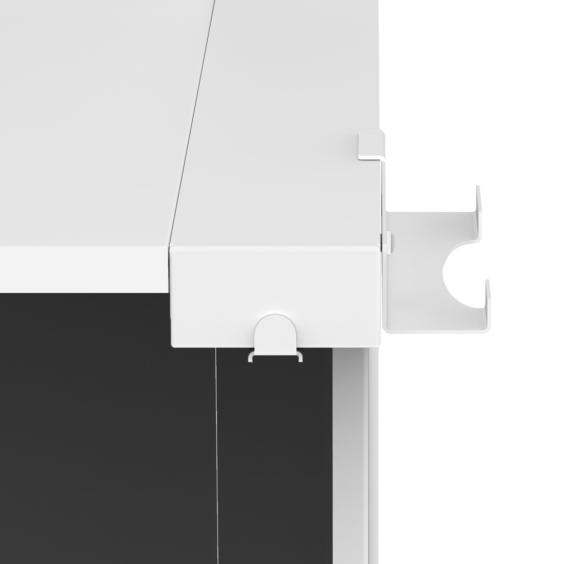 Pro Microphone Holder for Humpter B3 Workstation - White