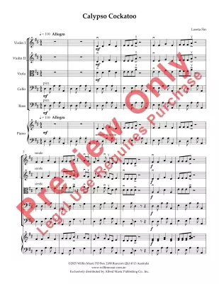 Calypso Cockatoo - Fin - String Orchestra - Gr. 2