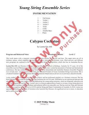 Calypso Cockatoo - Fin - String Orchestra - Gr. 2