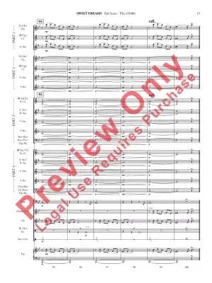 Sweet Dreams - Grant - Concert Band (Flex-band) - Gr 2.5