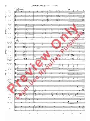 Sweet Dreams - Grant - Concert Band (Flex-band) - Gr 2.5