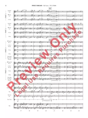 Sweet Dreams - Grant - Concert Band (Flex-band) - Gr 2.5