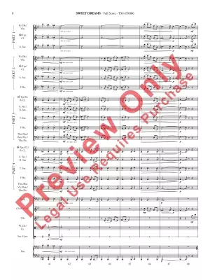 Sweet Dreams - Grant - Concert Band (Flex-band) - Gr 2.5