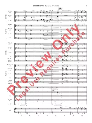 Sweet Dreams - Grant - Concert Band (Flex-band) - Gr 2.5