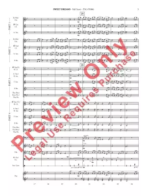 Sweet Dreams - Grant - Concert Band (Flex-band) - Gr 2.5