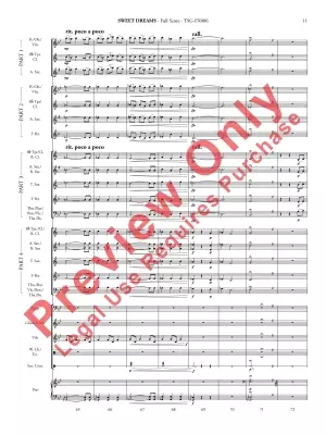 Sweet Dreams - Grant - Concert Band (Flex-band) - Gr 2.5