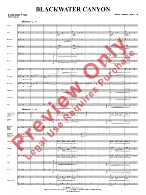 Blackwater Canyon - Parsons - Full Orchestra - Gr. 4