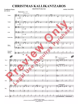 Christmas Kallikantzaros - Susi - String Orchestra - Gr. 3