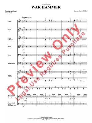 War Hammer - Smith - String Orchestra - Gr. 2