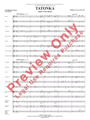 Tatonka (Spirit of the Bison) - Owens - Concert Band - Gr. 2
