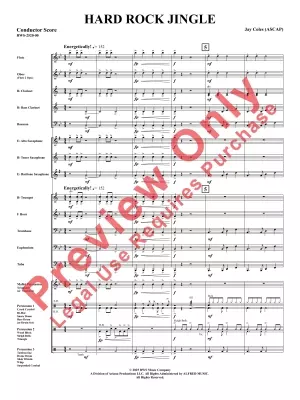 Hard Rock Jingle - Coles - Concert Band - Gr. 1.5