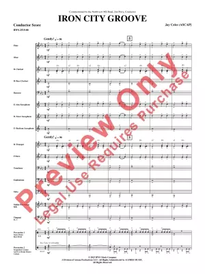 Iron City Groove - Coles - Concert Band - Gr. 1.5