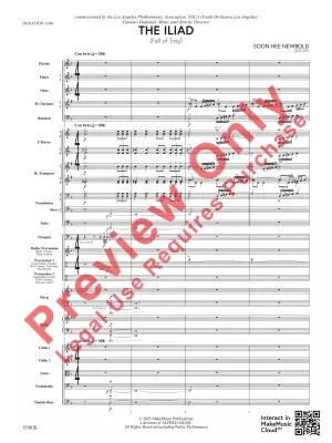 The Iliad (Fall of Troy) - Newbold - Full Orchestra - Gr. 4